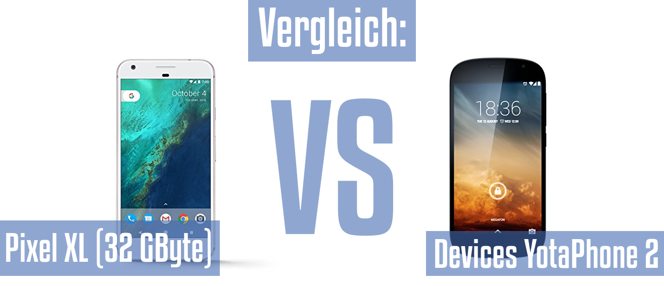 Google Pixel XL (32 GByte) und Google Pixel XL (32 GByte) im Vergleichstest