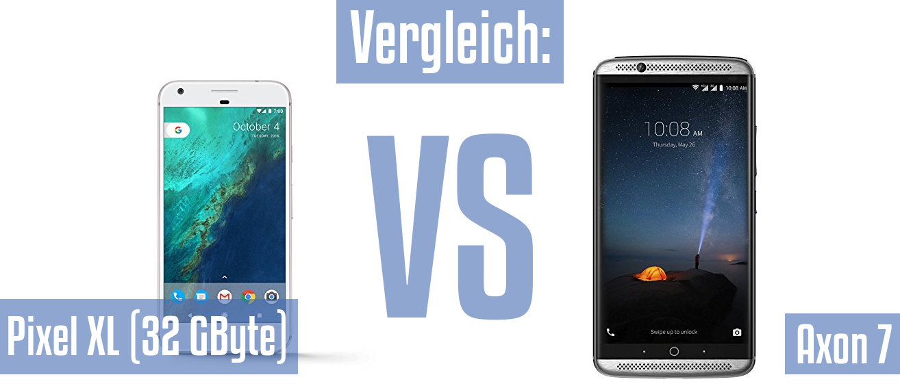 Google Pixel XL (32 GByte) und Google Pixel XL (32 GByte) im Vergleichstest