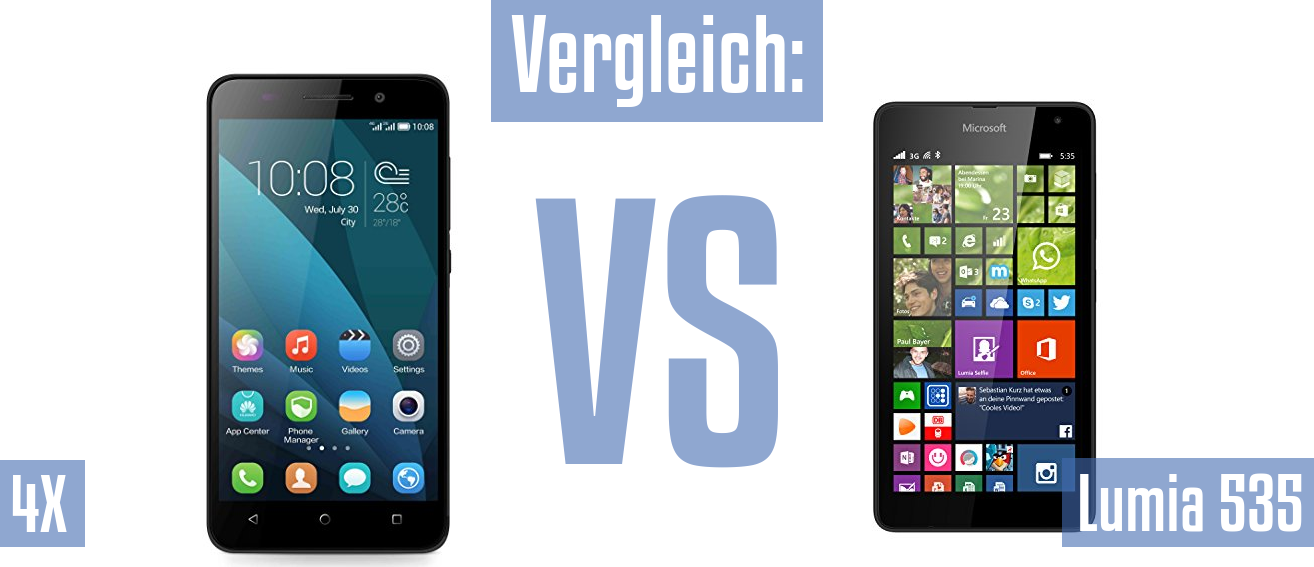 Honor 4X und Honor 4X im Vergleichstest