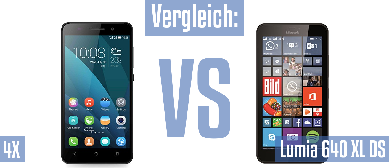 Honor 4X und Honor 4X im Vergleichstest