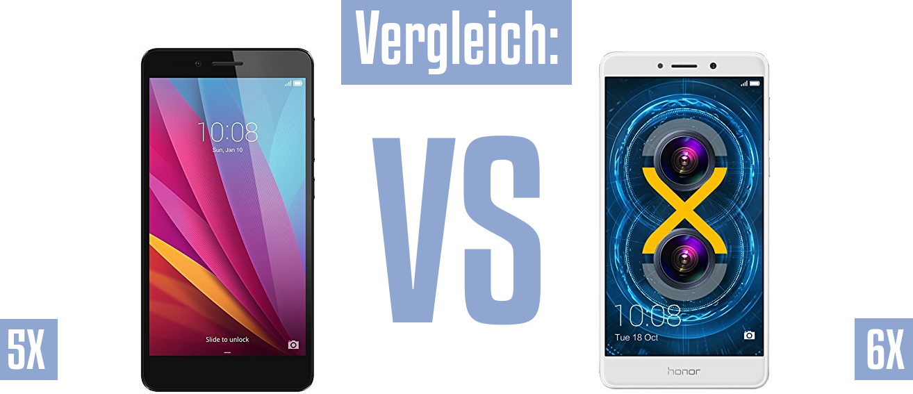 Honor 5X und Honor 5X im Vergleichstest