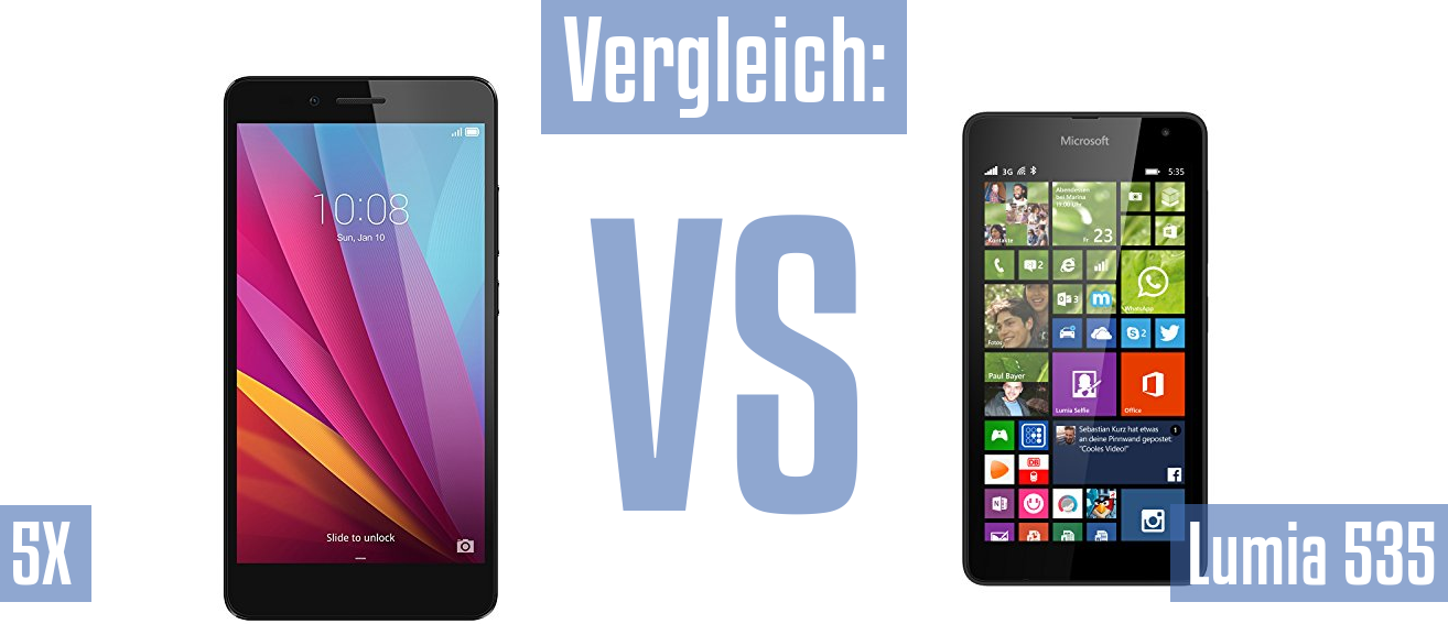 Honor 5X und Honor 5X im Vergleichstest