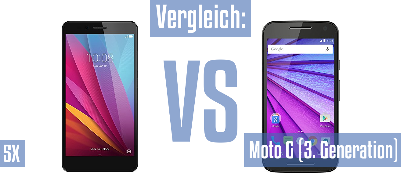 Honor 5X und Honor 5X im Vergleichstest