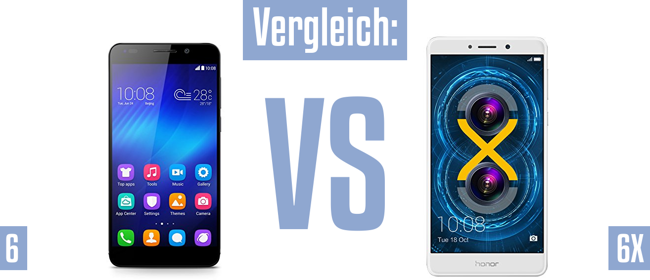 Honor 6 und Honor 6 im Vergleichstest