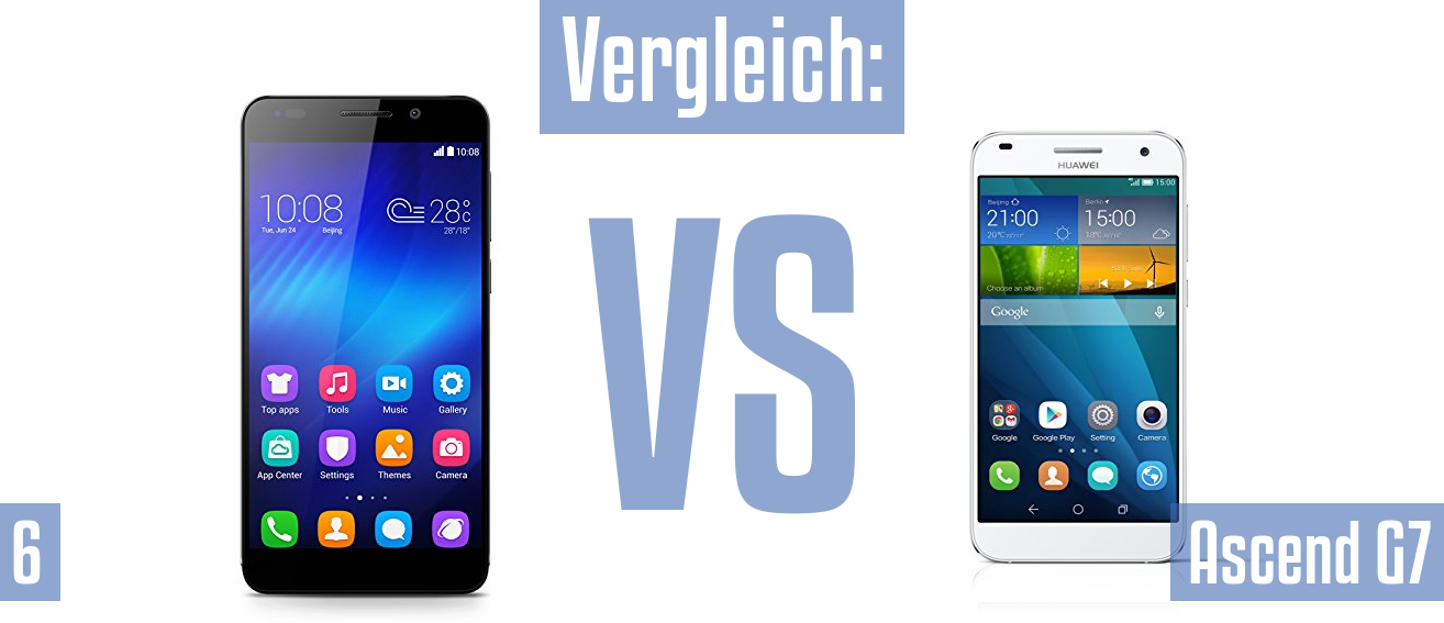 Honor 6 und Honor 6 im Vergleichstest