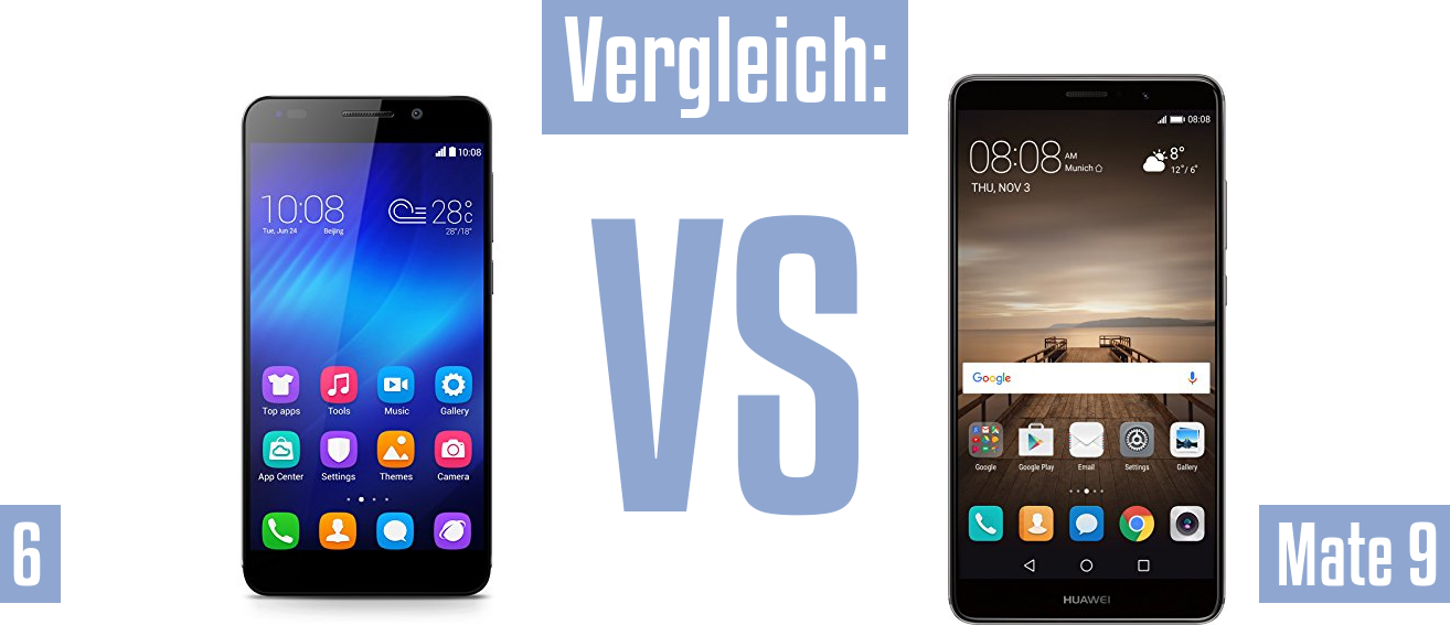 Honor 6 und Honor 6 im Vergleichstest