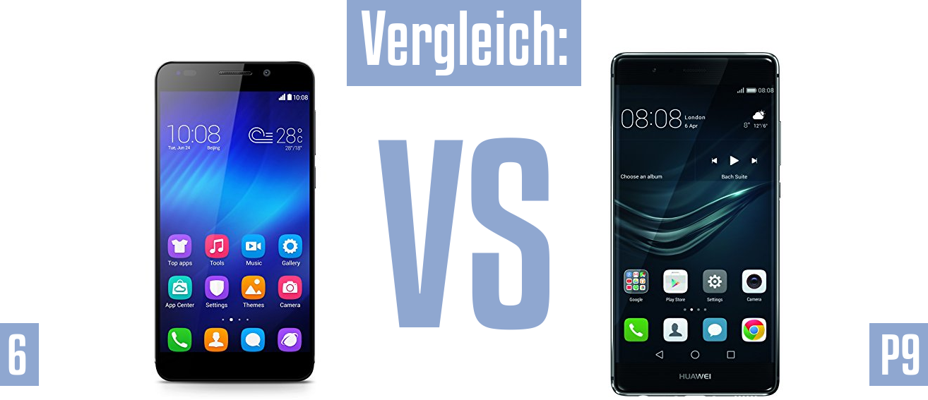 Honor 6 und Honor 6 im Vergleichstest