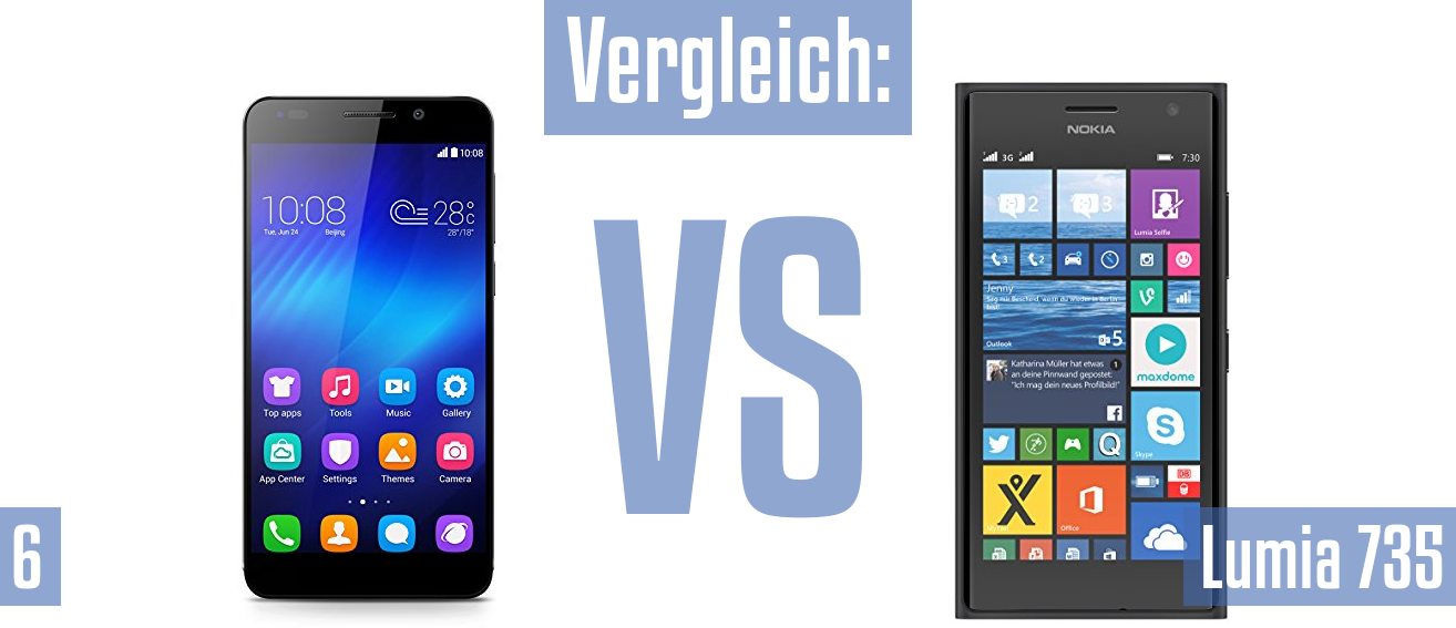 Honor 6 und Honor 6 im Vergleichstest