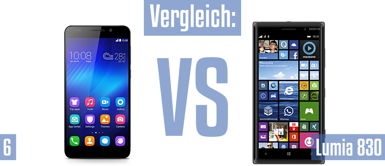 Honor 6 und Honor 6 im Vergleichstest