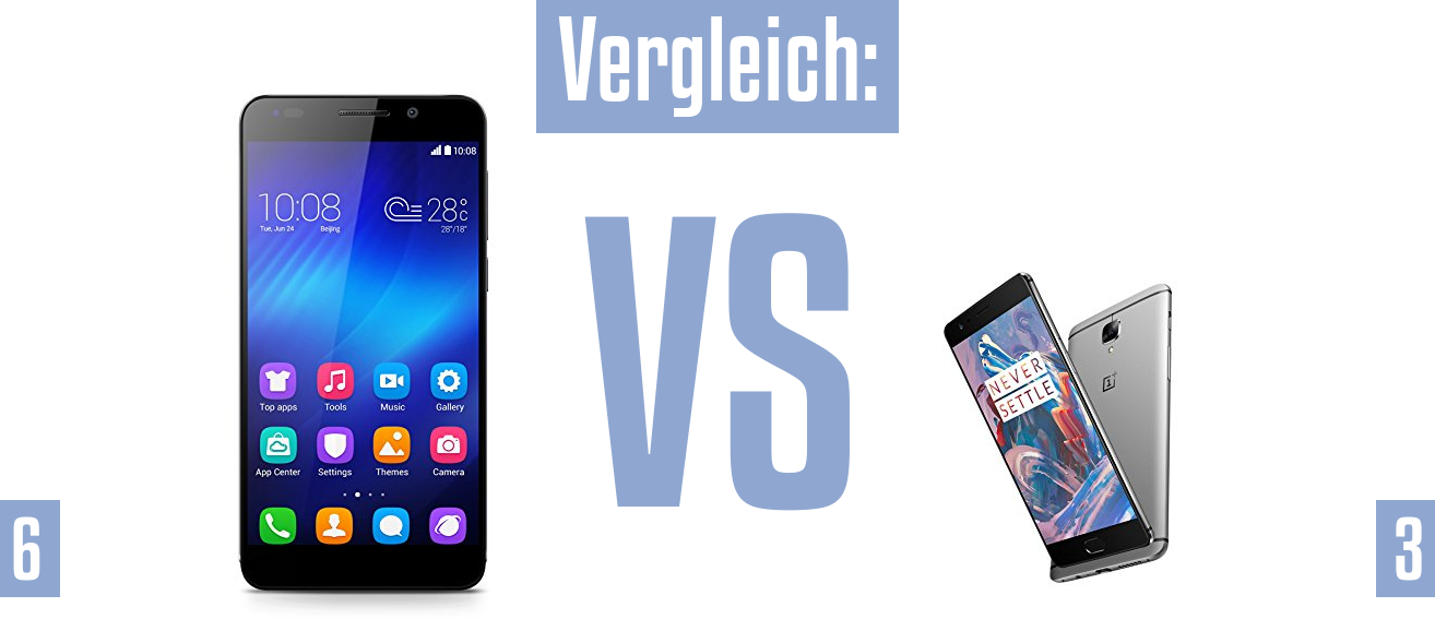 Honor 6 und Honor 6 im Vergleichstest