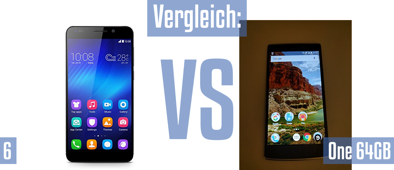 Honor 6 und Honor 6 im Vergleichstest