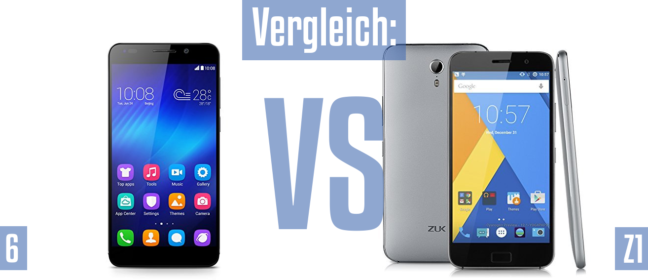 Honor 6 und Honor 6 im Vergleichstest