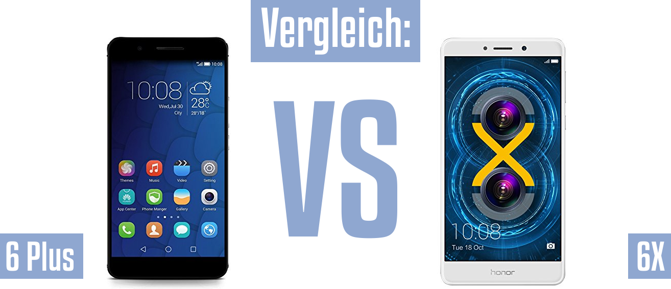 Honor 6 Plus und Honor 6 Plus im Vergleichstest