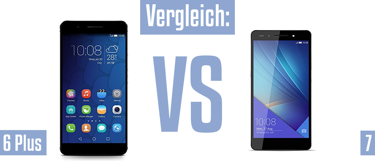 Honor 6 Plus und Honor 6 Plus im Vergleichstest