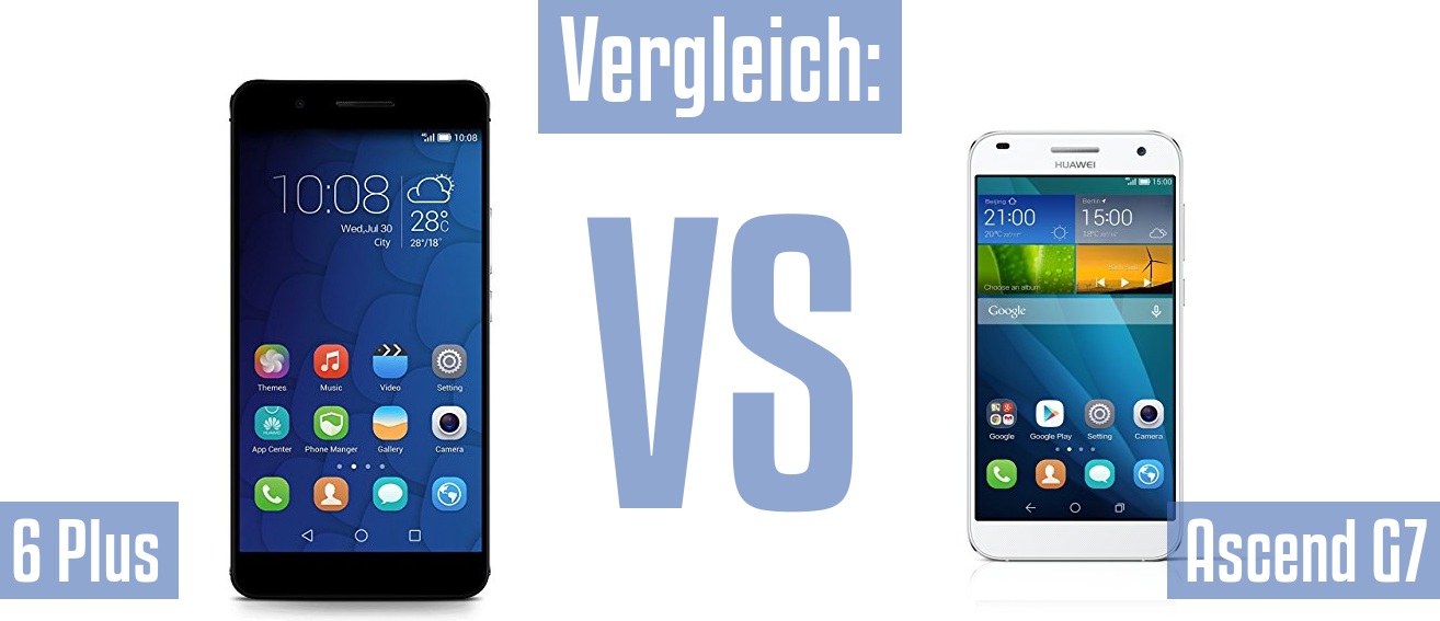 Honor 6 Plus und Honor 6 Plus im Vergleichstest