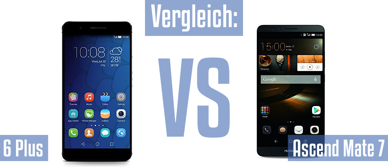 Honor 6 Plus und Honor 6 Plus im Vergleichstest