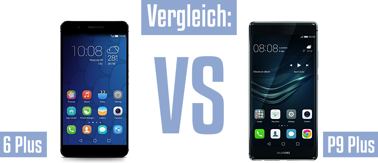 Honor 6 Plus und Honor 6 Plus im Vergleichstest