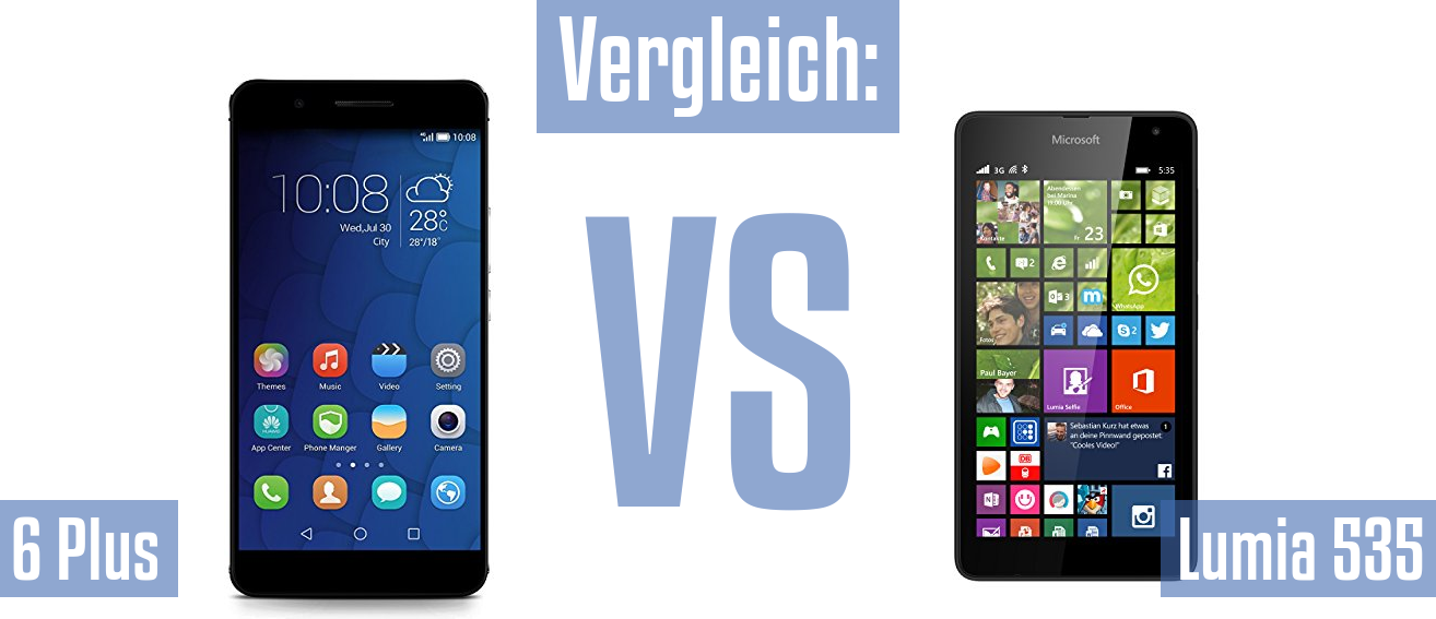 Honor 6 Plus und Honor 6 Plus im Vergleichstest