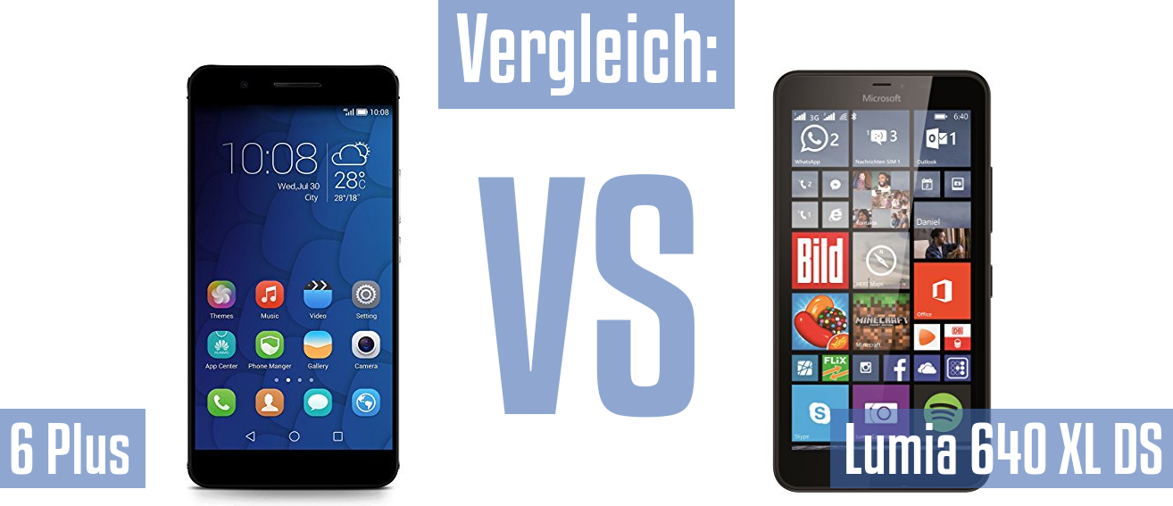 Honor 6 Plus und Honor 6 Plus im Vergleichstest