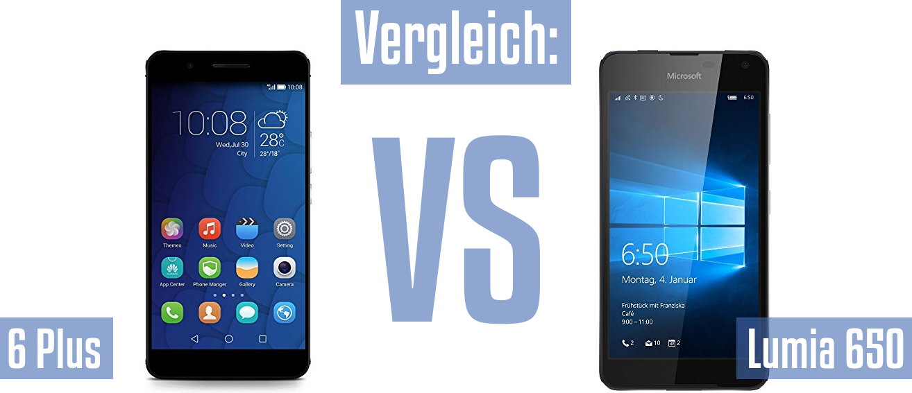 Honor 6 Plus und Honor 6 Plus im Vergleichstest