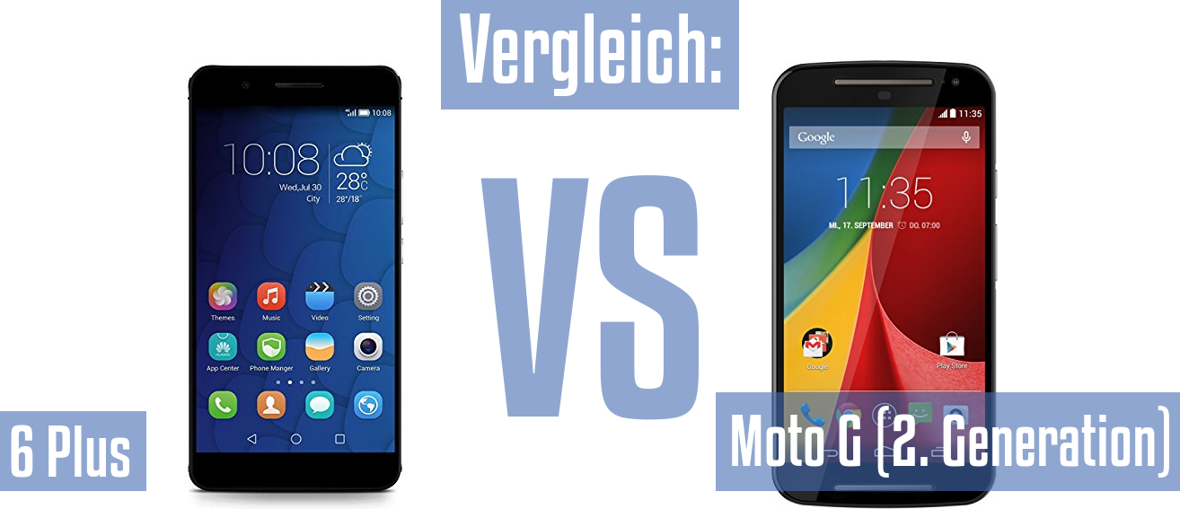 Honor 6 Plus und Honor 6 Plus im Vergleichstest