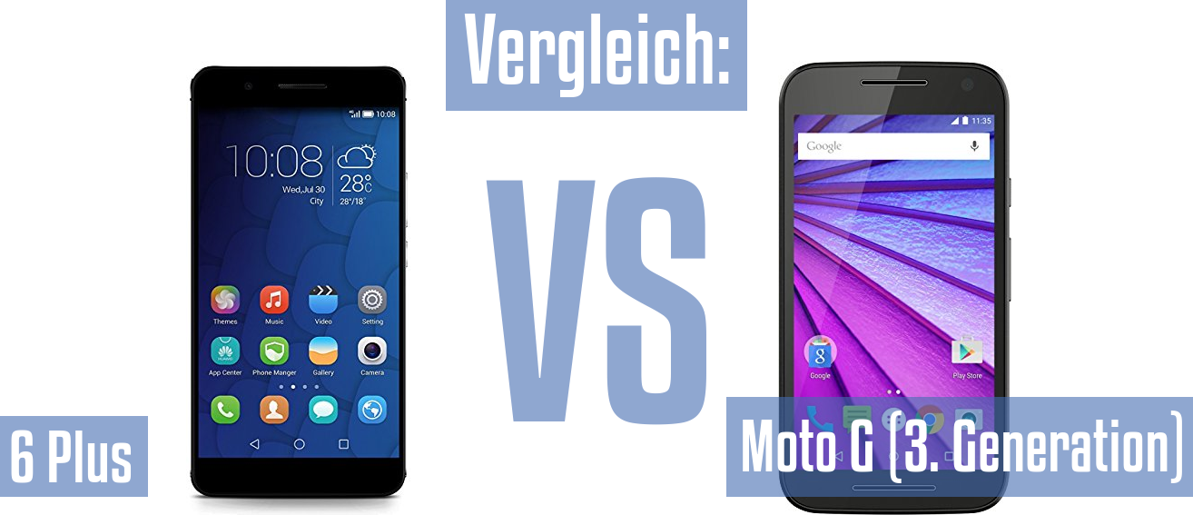 Honor 6 Plus und Honor 6 Plus im Vergleichstest