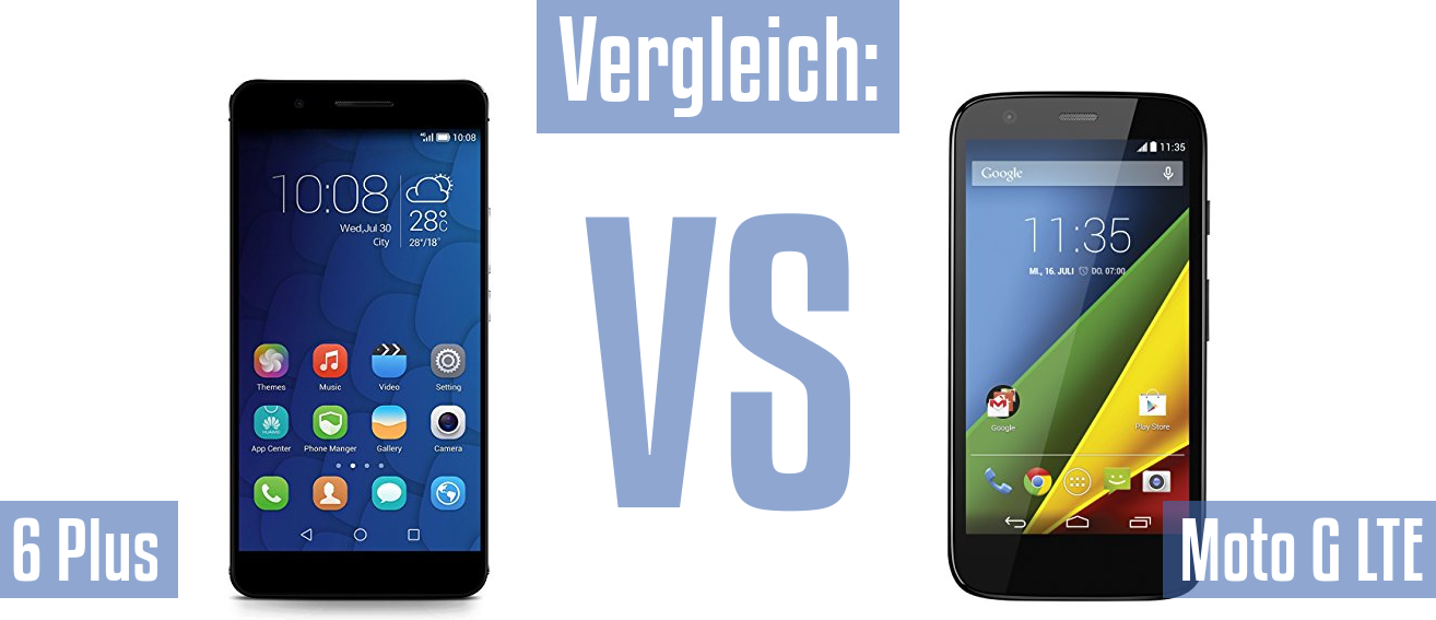 Honor 6 Plus und Honor 6 Plus im Vergleichstest