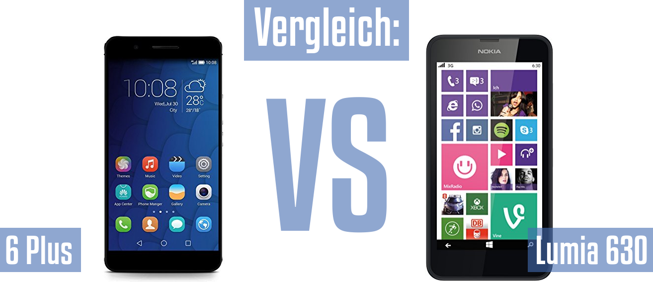 Honor 6 Plus und Honor 6 Plus im Vergleichstest