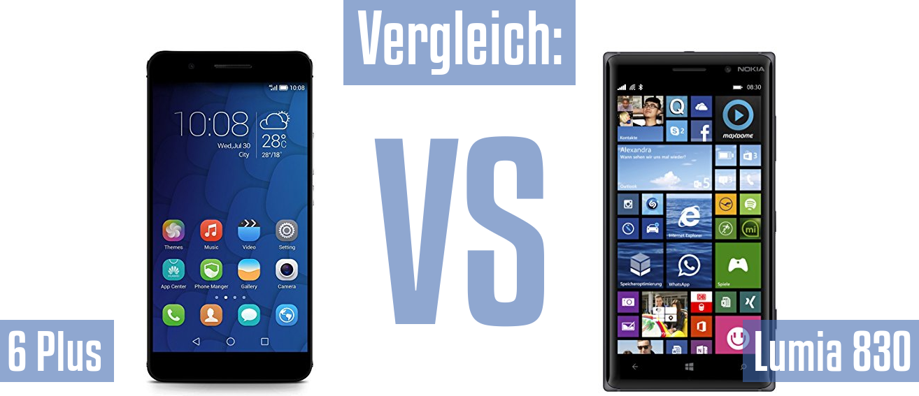 Honor 6 Plus und Honor 6 Plus im Vergleichstest