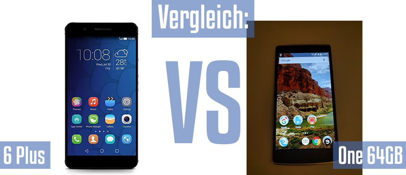 Honor 6 Plus und Honor 6 Plus im Vergleichstest