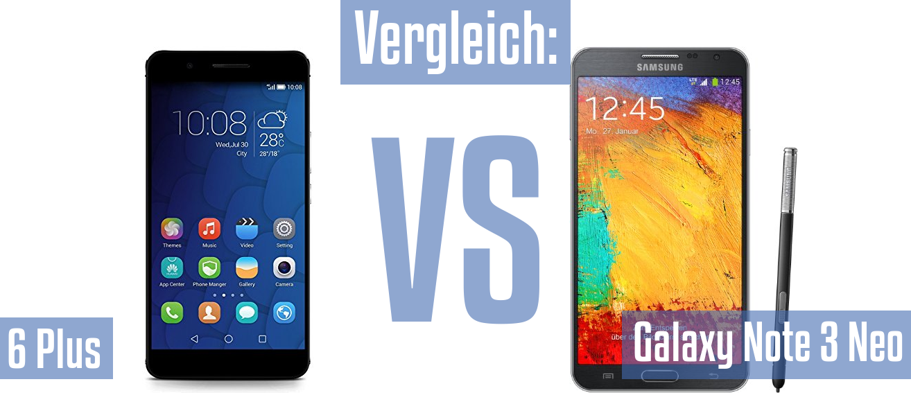 Honor 6 Plus und Honor 6 Plus im Vergleichstest