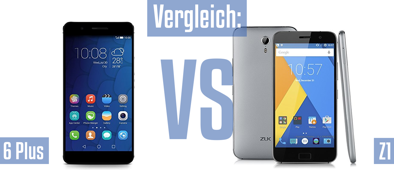 Honor 6 Plus und Honor 6 Plus im Vergleichstest