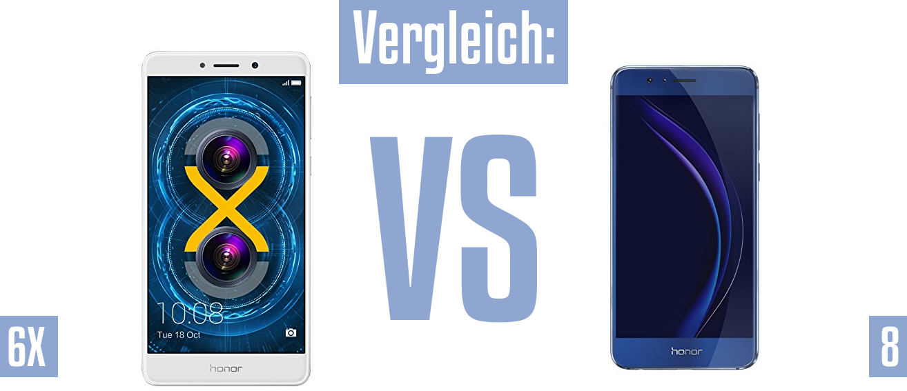 Honor 6X und Honor 6X im Vergleichstest