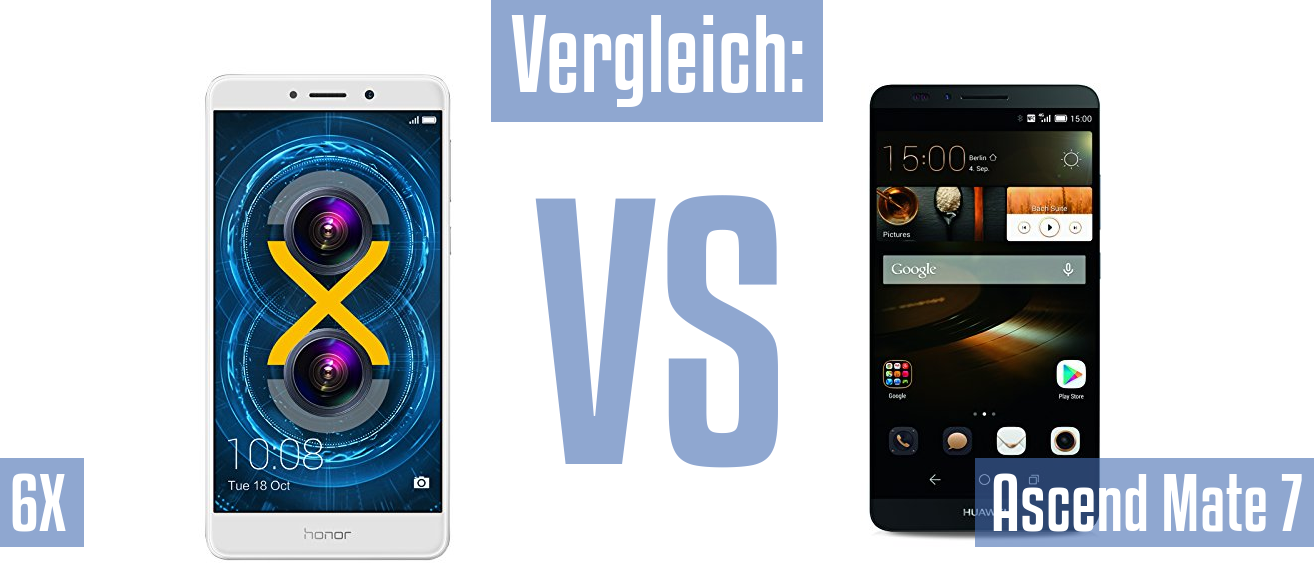 Honor 6X und Honor 6X im Vergleichstest