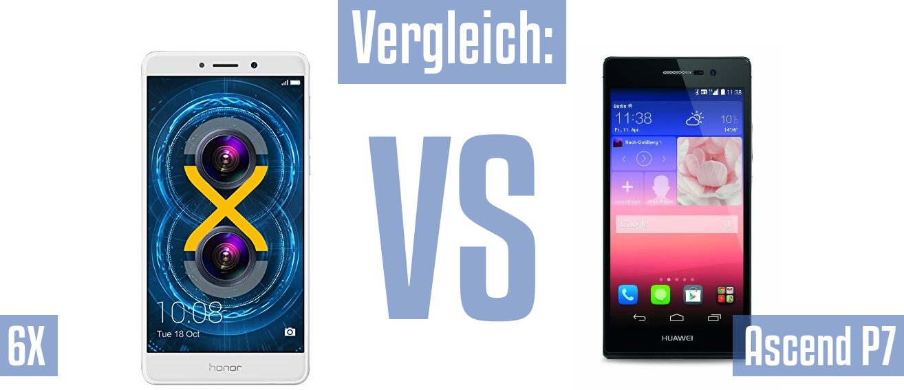 Honor 6X und Honor 6X im Vergleichstest