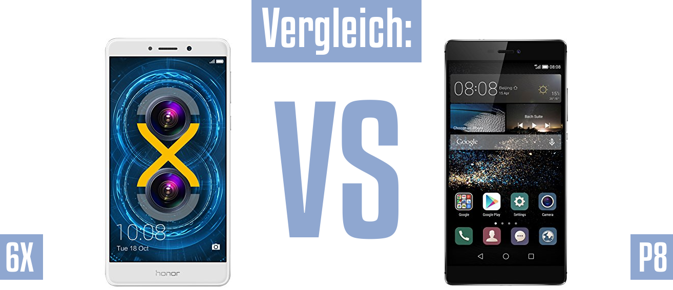 Honor 6X und Honor 6X im Vergleichstest