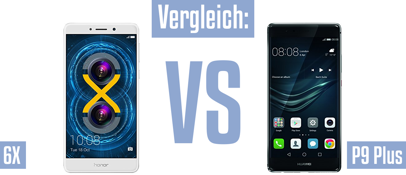 Honor 6X und Honor 6X im Vergleichstest