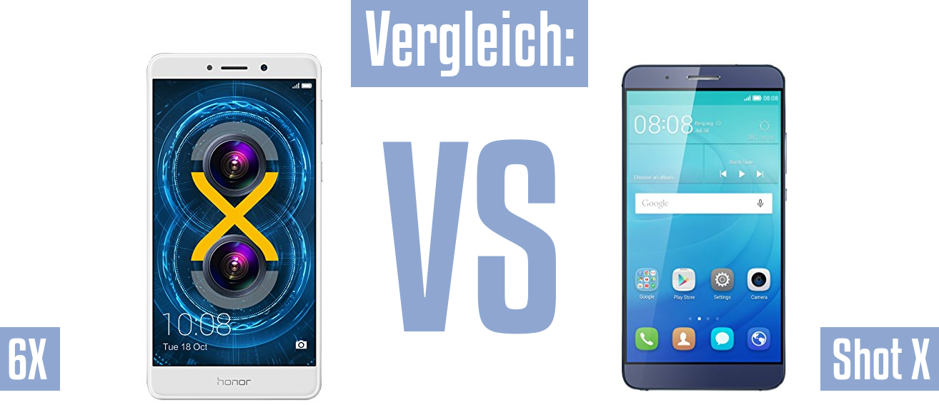 Honor 6X und Honor 6X im Vergleichstest