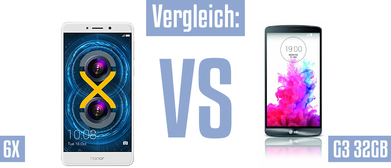 Honor 6X und Honor 6X im Vergleichstest