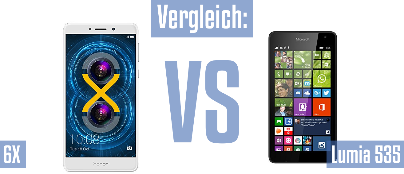 Honor 6X und Honor 6X im Vergleichstest