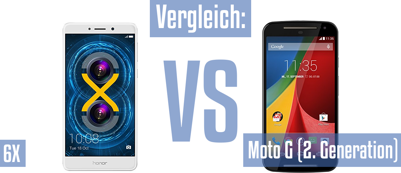 Honor 6X und Honor 6X im Vergleichstest