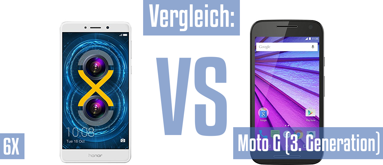 Honor 6X und Honor 6X im Vergleichstest