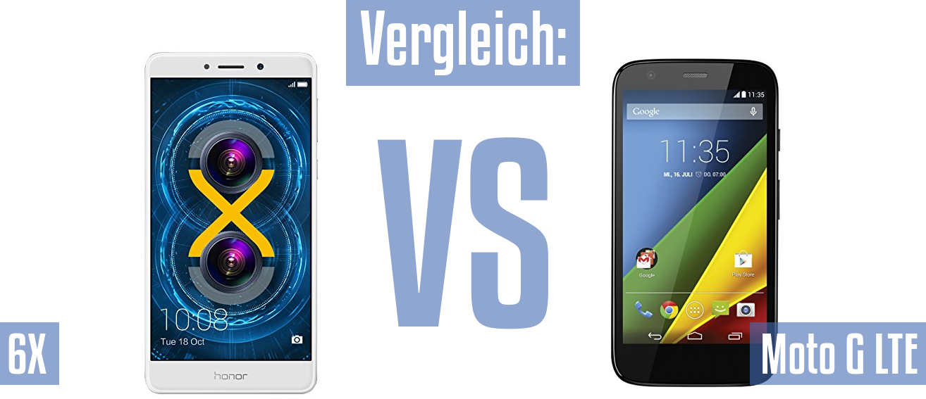 Honor 6X und Honor 6X im Vergleichstest