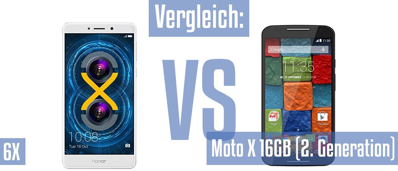 Honor 6X und Honor 6X im Vergleichstest