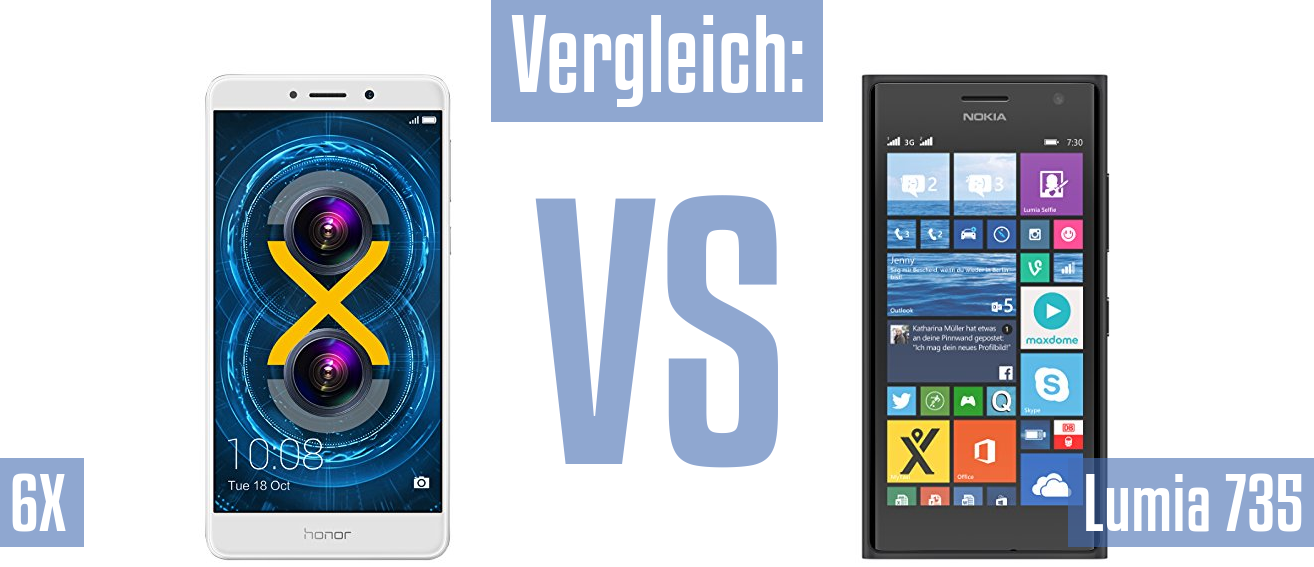 Honor 6X und Honor 6X im Vergleichstest