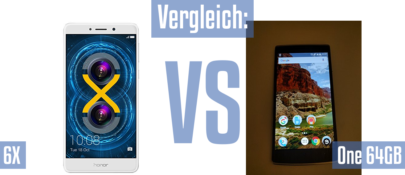 Honor 6X und Honor 6X im Vergleichstest