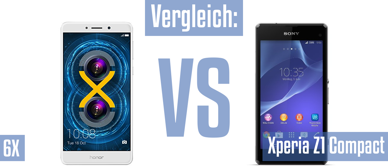 Honor 6X und Honor 6X im Vergleichstest