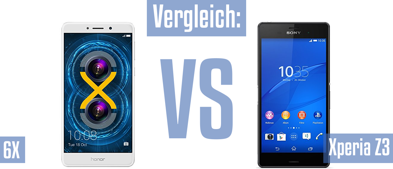 Honor 6X und Honor 6X im Vergleichstest