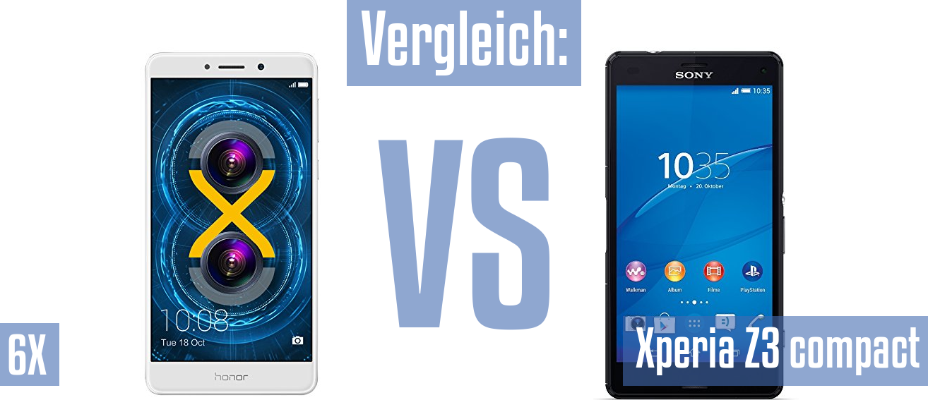 Honor 6X und Honor 6X im Vergleichstest