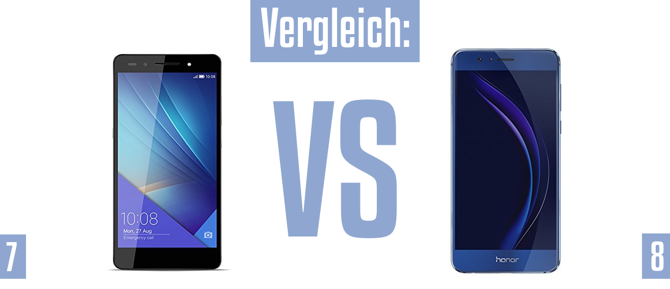 Honor 7 und Honor 7 im Vergleichstest